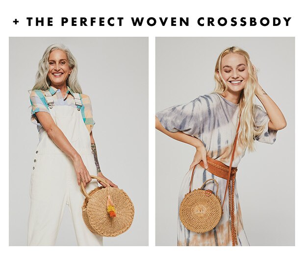 + THE PERFECT WOVEN CROSSBODY