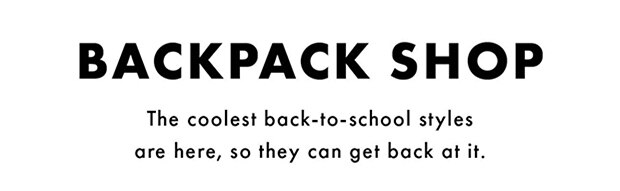Backpack Shop