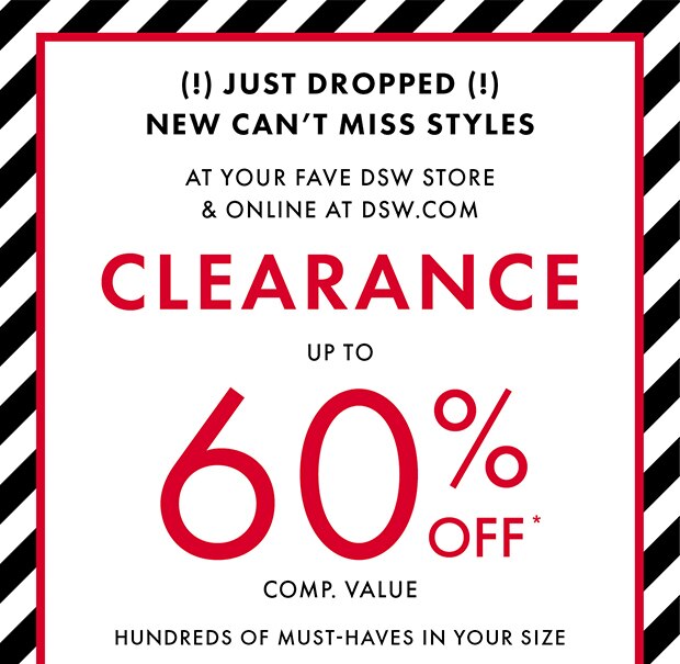 Clearance upto 60% off