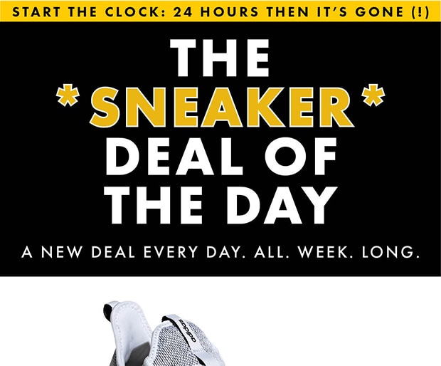 THE *SNEAKER* DEAL OF THE DAY