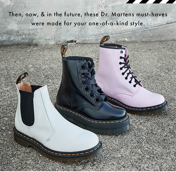 Then, now, & in the future, these Dr. Martens must-haves were made for your one-of-a-kind style.
