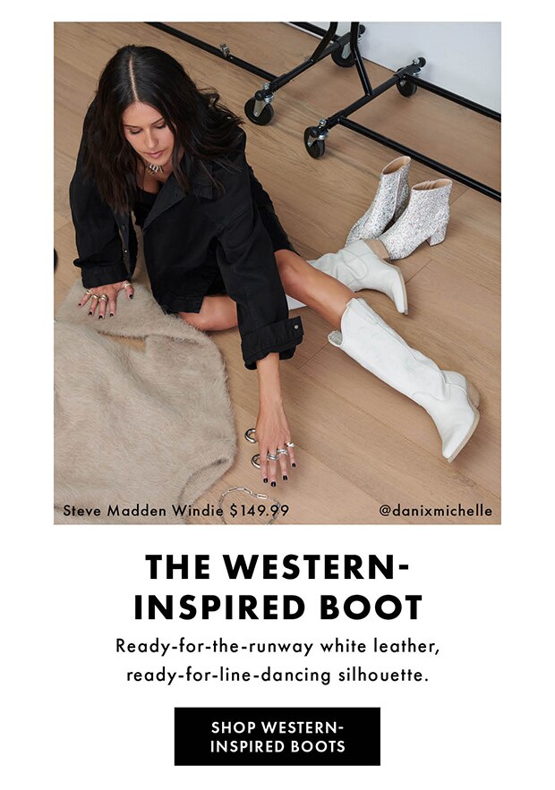 SHOP WESTERN-INSPIRED BOOTS