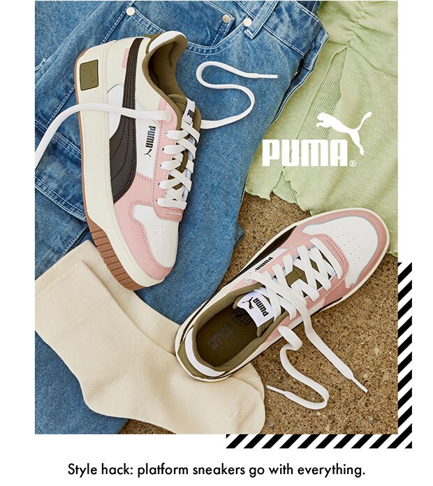 Style hack: platform sneakers go with everything 