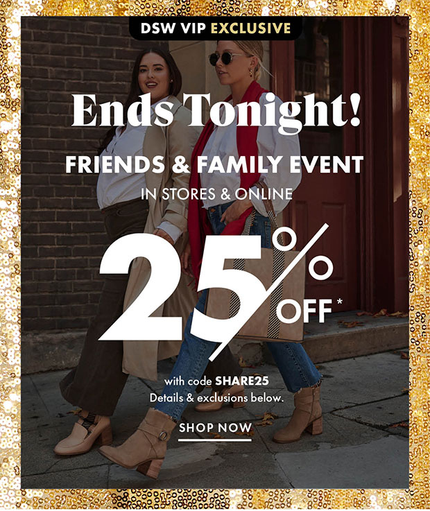 FINAL HOURS 25 OFF Designer Shoe Warehouse