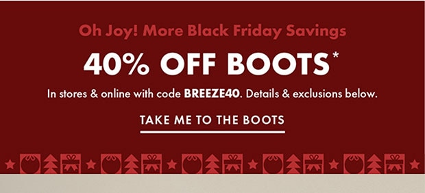 Whoaaa Get 40 off boots Designer Shoe Warehouse
