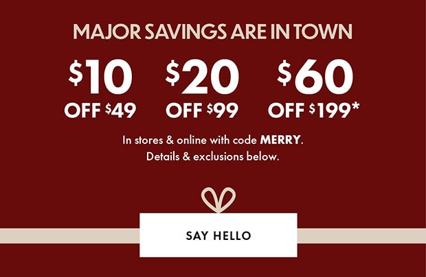 MAJOR SAVINGS ARE IN TOWN