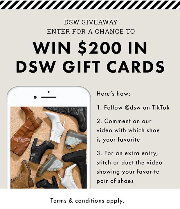 DSW GIVEAWAY