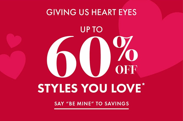 GIVING US HEART EYES UPTO 60% OFF