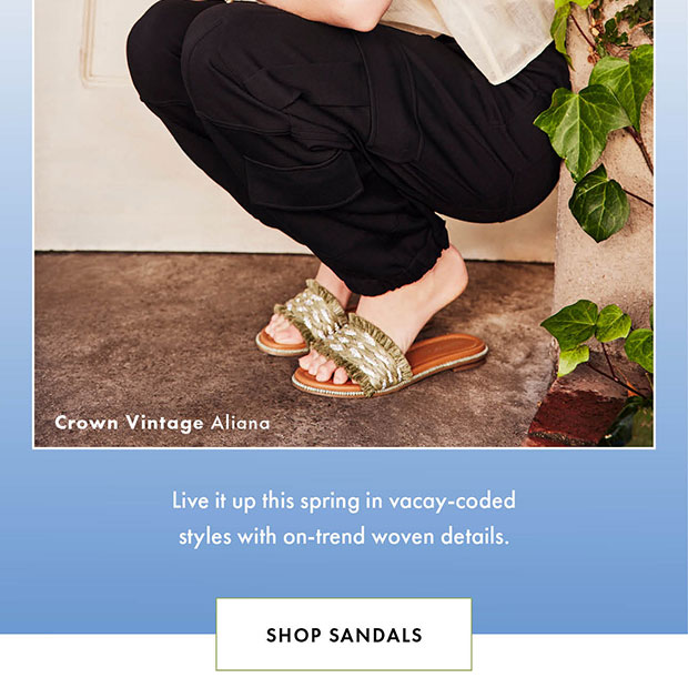 SHOP SANDALS