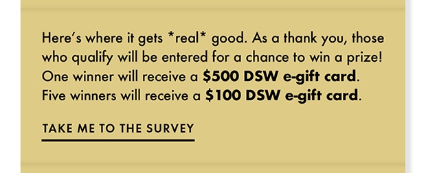 TAKE ME TO THE SURVEY