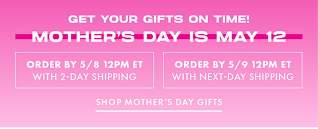 SHOP MOTHER'S DAY GIFTS