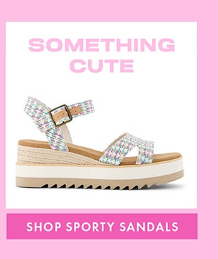 SHOP SPORTY SANDALS