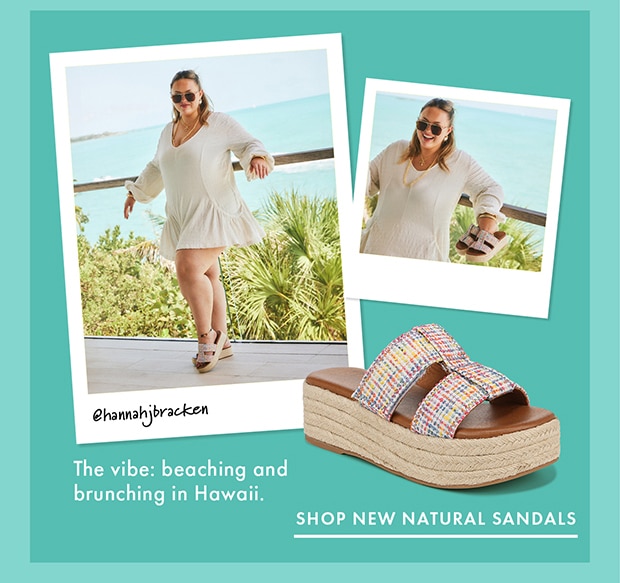 SHOP NEW NATURAL SANDALS