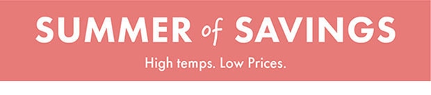SUMMER OF SAVINGS