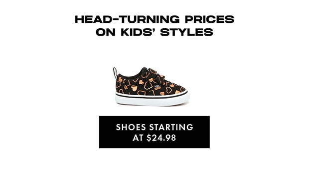 SHOES STARTING AT $24.98