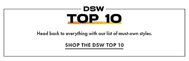 SHOP THE DSW TOP 10