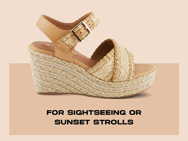 FOR SIGHTSEEING OR SUNSET STROLLS