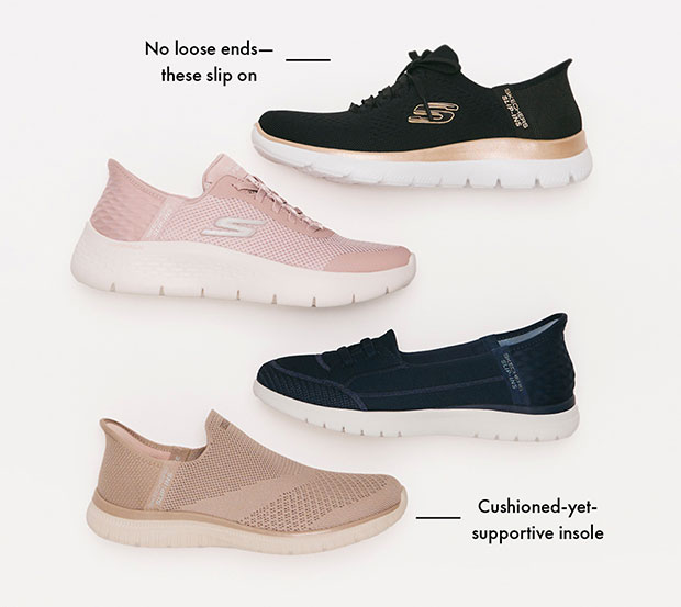 No loose ends - these slip on