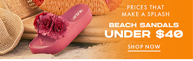 SHOP SANDALS UNDER $40