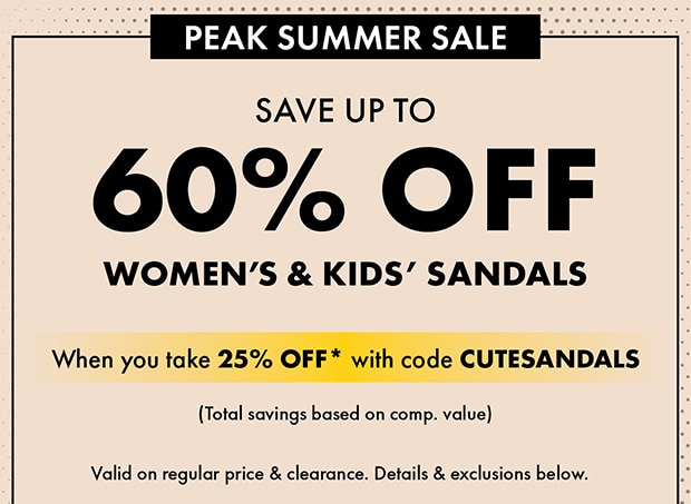 PEAK SUMMER SALE