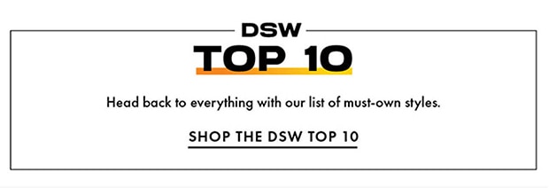 SHOP THE DSW TOP 10