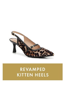 REVAMPED KITTEN HEELS