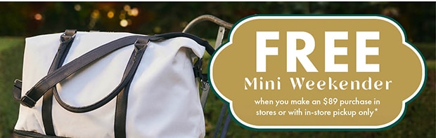 FREE Mini Weekender