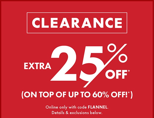 EXTRA 25% OFF*