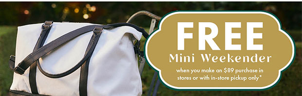 FREE MINI WEEKENDER