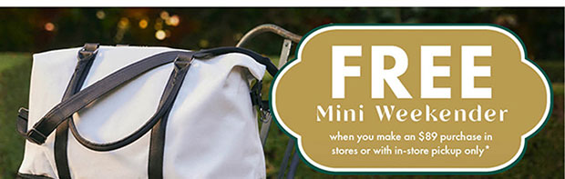 FREE MINI WEEKENDER