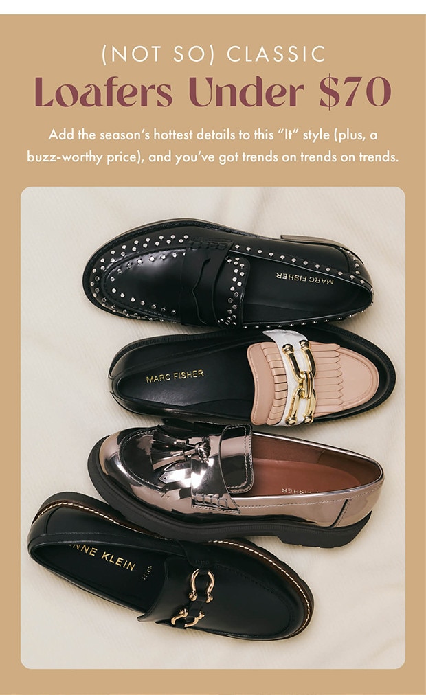 LOAFERS UNDER $70