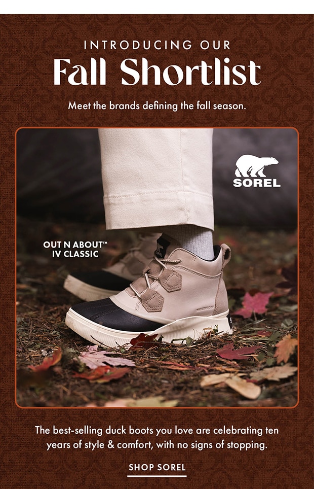 SHOP SOREL