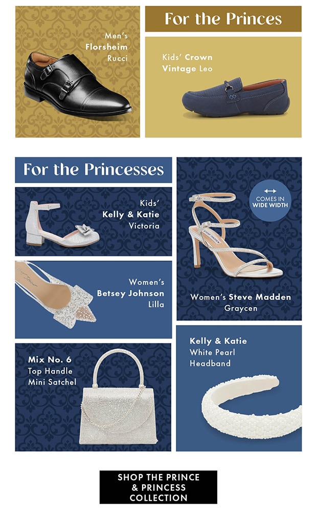 SHOP THE PRINCE & PRINCESS COLLECTION