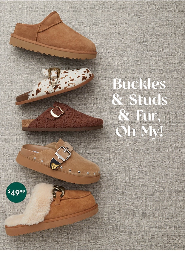 BUCKLES & STUDS & FUR, OH MY!