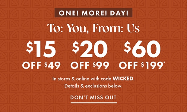 DON'T MISS OUT