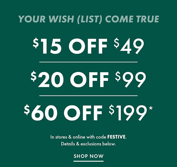 YOUR WISH (LIST) COME TRUE | SHOP NOW