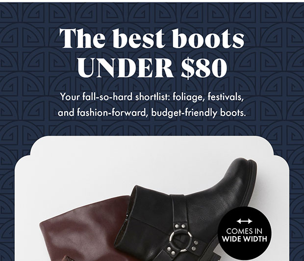 THE BEST BOOTS UNDER $80