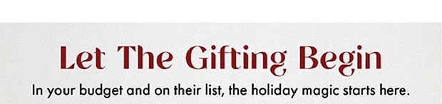 Let The Gifting Begin