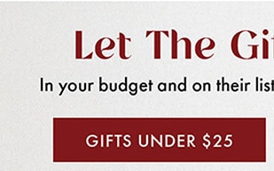 GIFTS UNDER $25