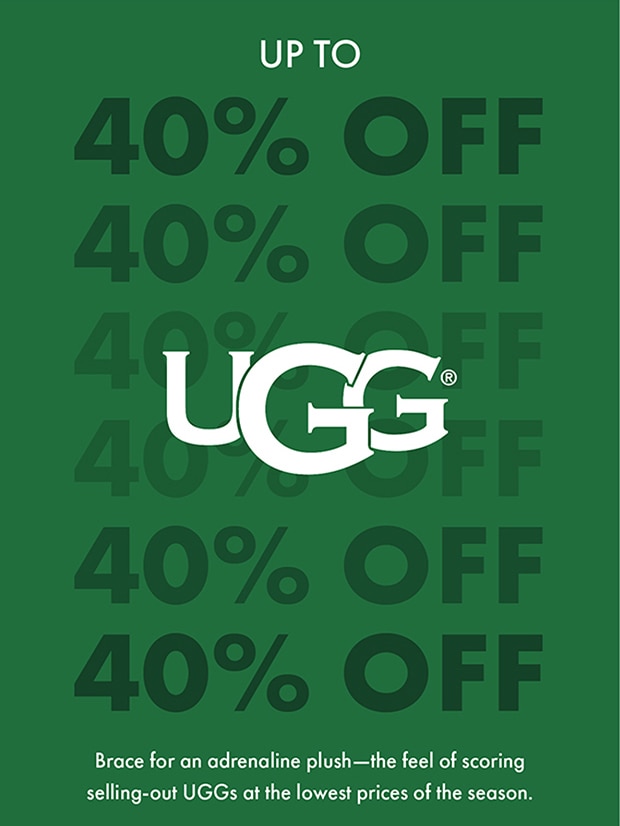 UP TO 40% OFF UGG