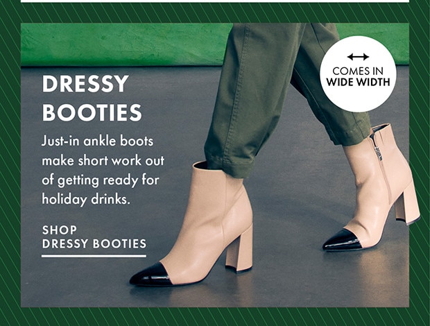 SHOP DRESSY BOOTIES