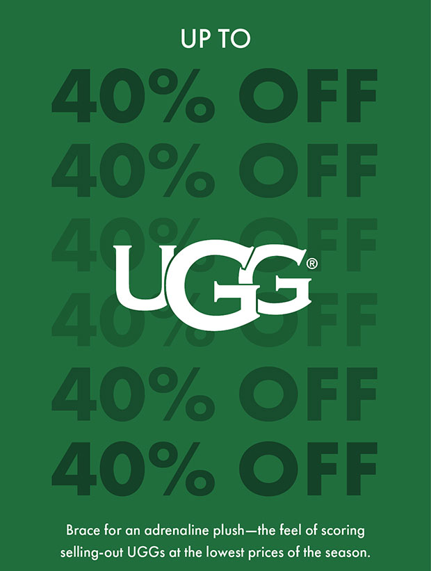UPTO 40% OFF UGG 