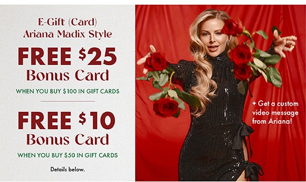 E-Gift (Card) Ariana Madix Style