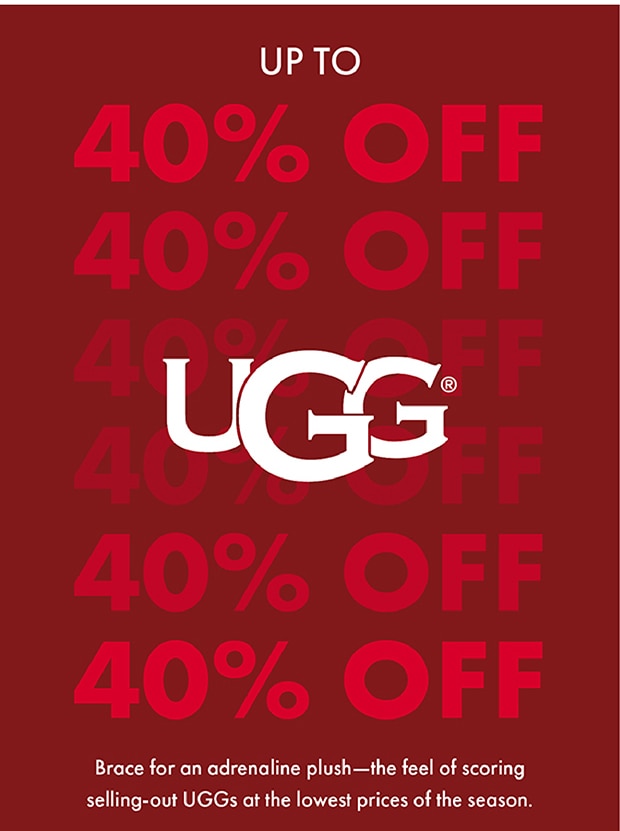 UGG 40% OFF