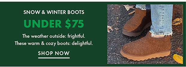 UNDER $75 SHOP NOW