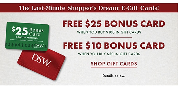 SHOP GIFT CARDS