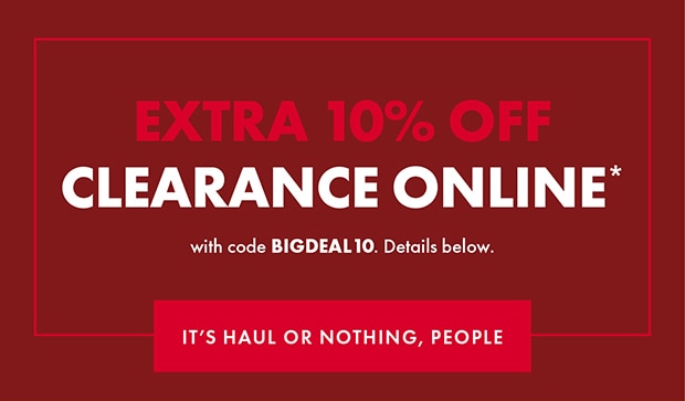 IT’S HAUL OR NOTHING, PEOPLE