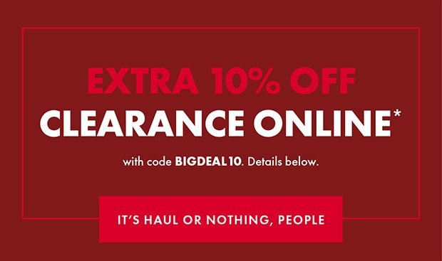 EXTRA 10% OFF with code BIGDEAL10 