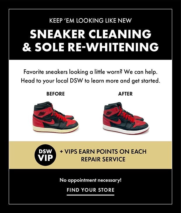 SNEAKER CLEANING & SOLE RE-WHITEING