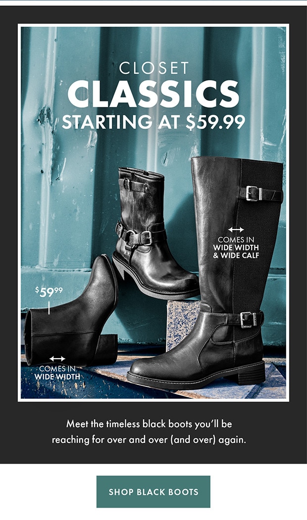 SHOP BLACK BOOTS